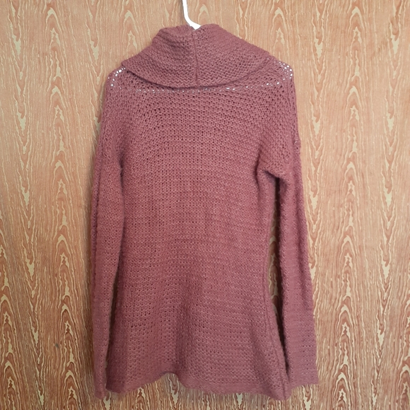 JLO JENNIFER LOPEZ BURGUNDY SWEATER SIZE XS - Picture 2 of 8